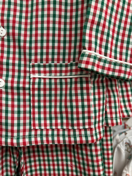 Sweet Dreams Gingham Red and white