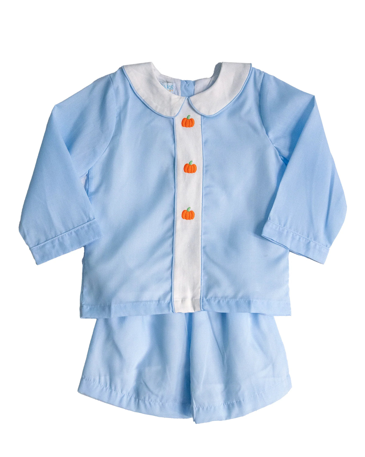 The Oaks - Timothy Blue Pumpkin Short Set
