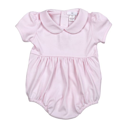 Baby Loren - Pink Baby Collar Pima Bubble