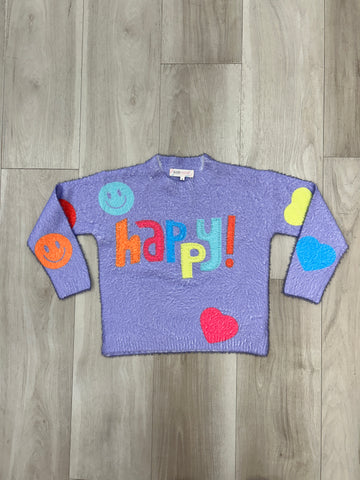 Baby Sara - Happy Purple Sweater