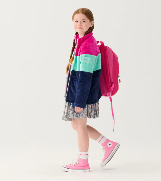 Hatley - Colorblock Fleece Zip-Up Jacket
