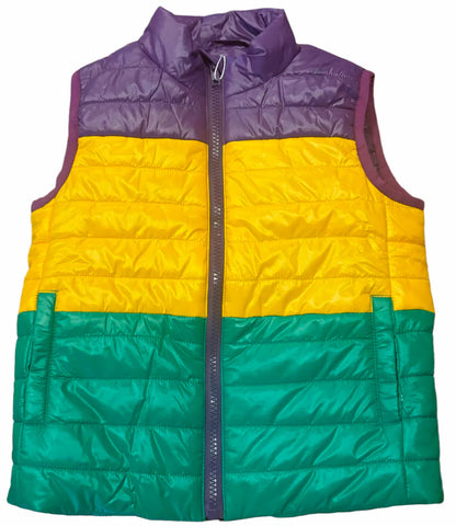 Lulu Bebe - Mardi Gras Quilted Vest