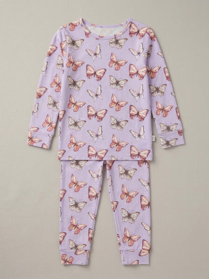 Sweet Bamboo - Butterflies L/S Big Kid Pajamas