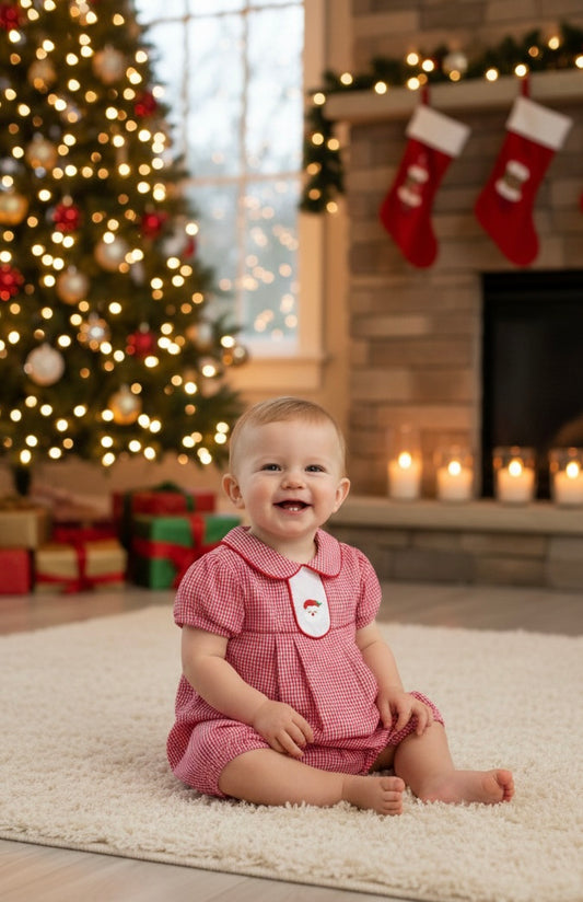 Baby Blessings - happy santa levi bubble