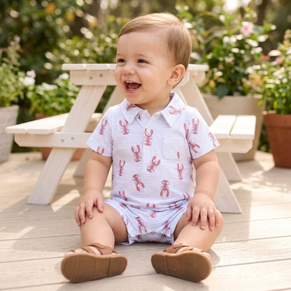 Angel Dear - Lobsters - Polo Shortie