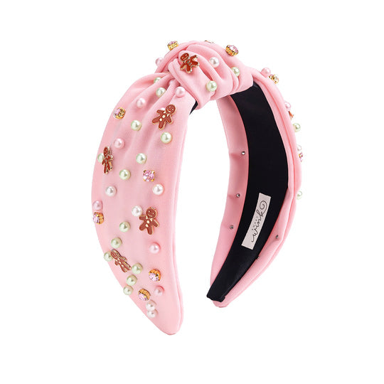 Sweet Wink - Gingerbread Gemstone Headband