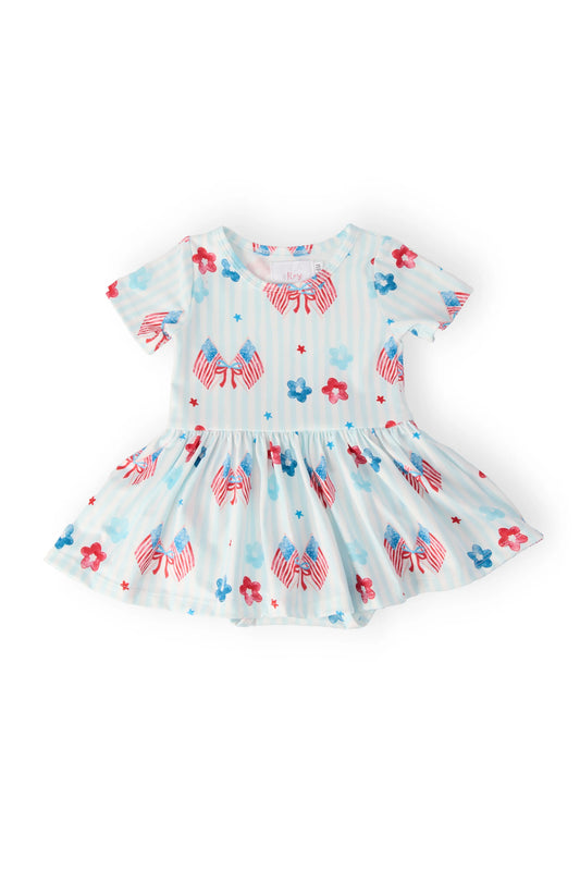 Mila & Rose - Home Of The Brave Twirl Bodysuit