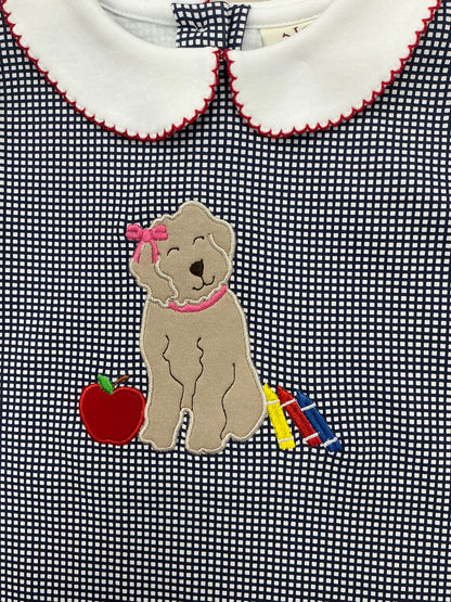 Luigi - Navy Gingham - Back to School Puppy Dress