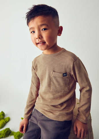 Mayoral - Caramel LS Shirt