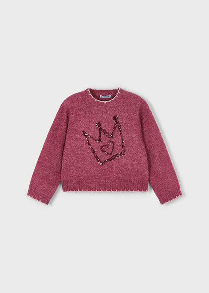 Mayoral - Cherry Sequin Sweater