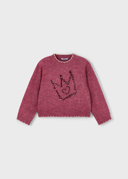 Mayoral - Cherry Sequin Sweater