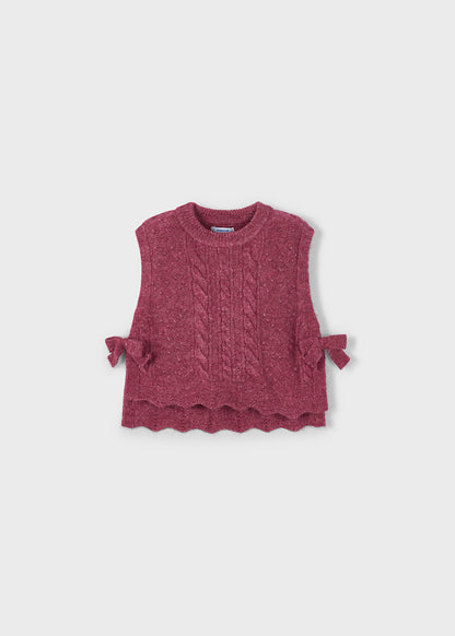 Mayoral - Cherry Knit Vest