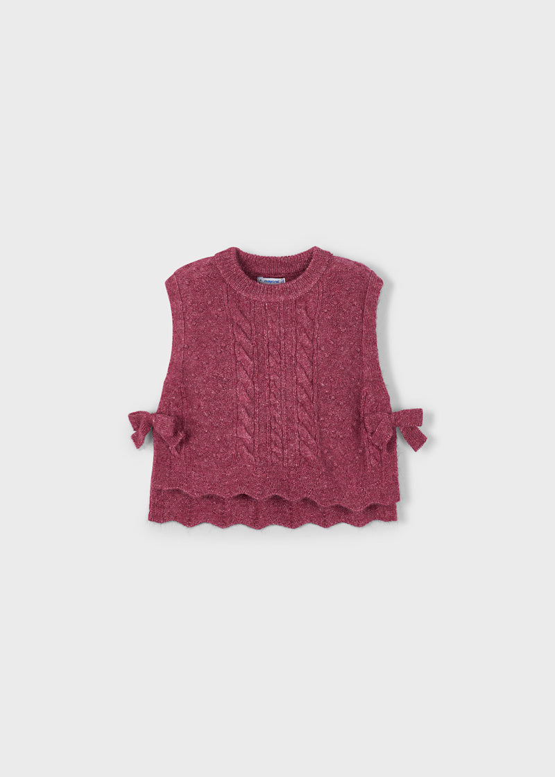Mayoral - Cherry Knit Vest