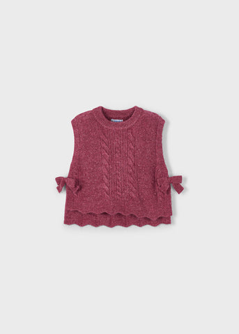 Mayoral - Cherry Knit Vest