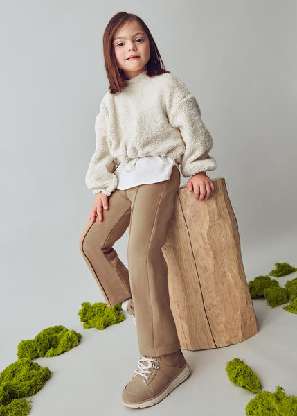 Mayoral - Camel Fleece Leggings