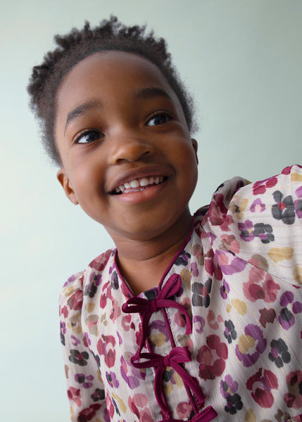 Mayoral - Printed Dress in Cherry