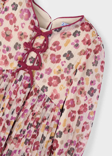 Mayoral - Printed Dress in Cherry