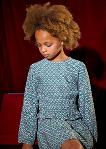 Mayoral - Rouched Skirt Eucalyptus