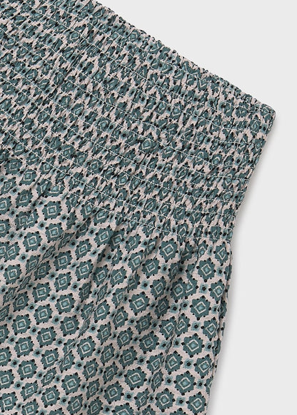 Mayoral - Rouched Skirt Eucalyptus