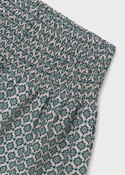 Mayoral - Rouched Skirt Eucalyptus