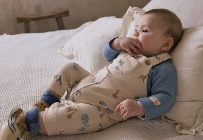 Mayoral - Blue Dungarees Set