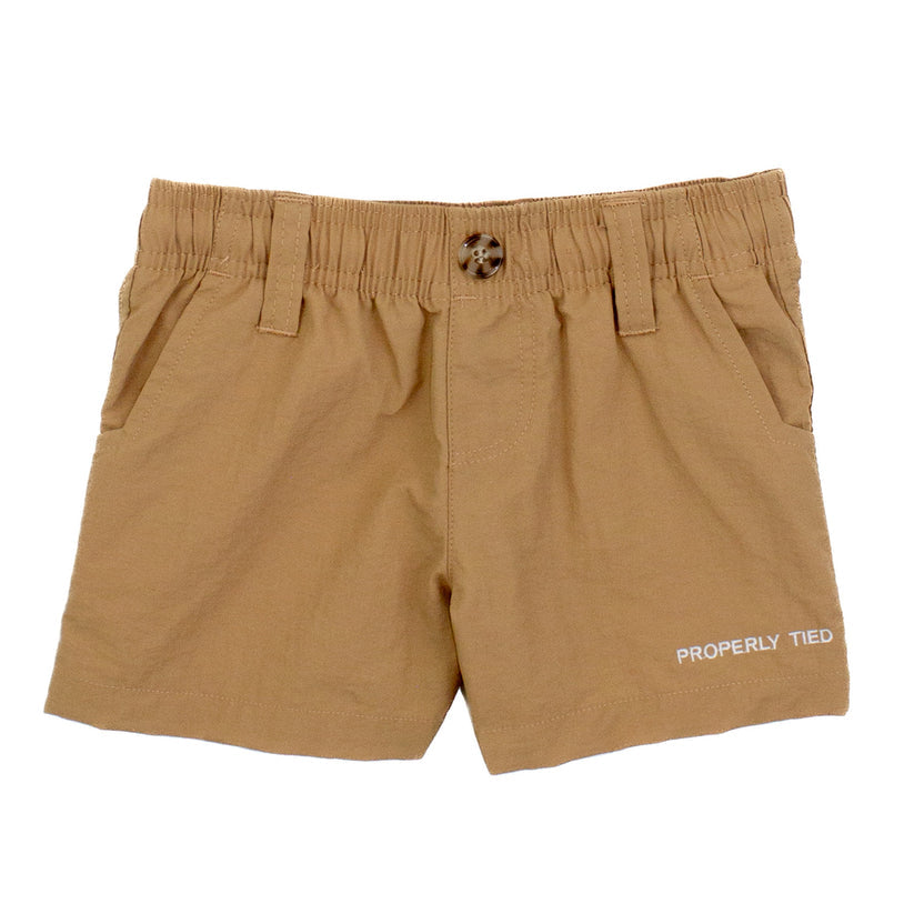 Properly Tied - Camel Mallard Shorts