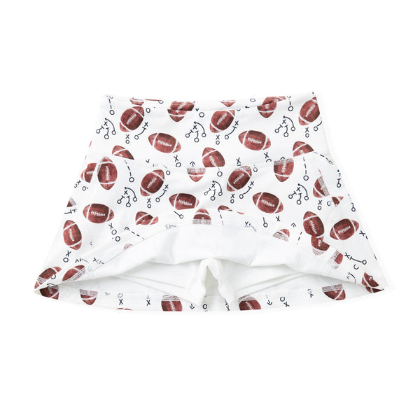 Swoon Baby - White Football Tennis Skirt