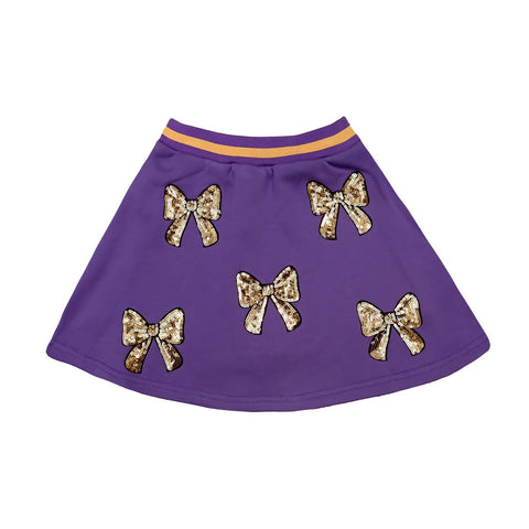 Belle Cher - Purple Gold Skort