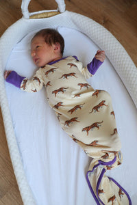 Southern Slumber - Tiger Bamboo Knotted Gown