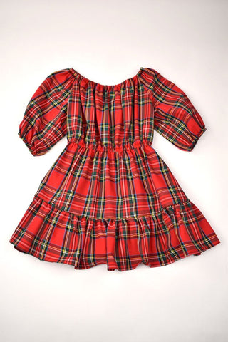 Funtasia Too - Ruffle Dress Red Plaid