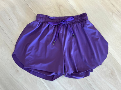 Belle Cher - Purple Butterfly Shorts