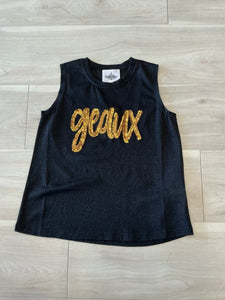 Belle Cher - Geaux Sequin Tank