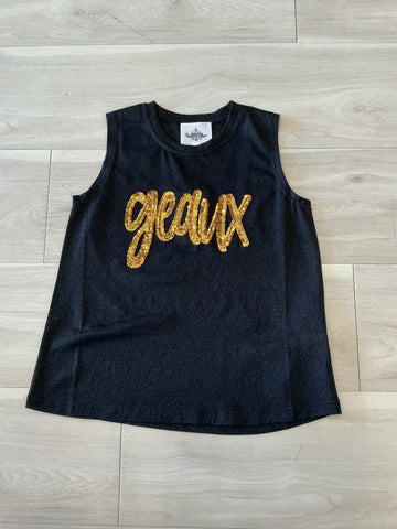Belle Cher - Geaux Sequin Tank