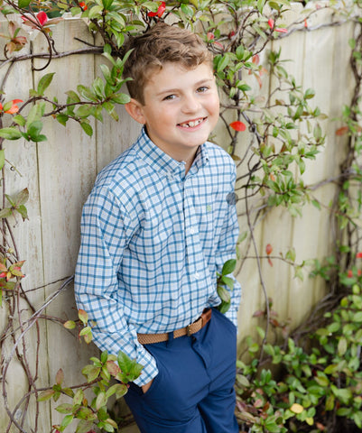 Bailey Boys - Performance Button Down - Stone