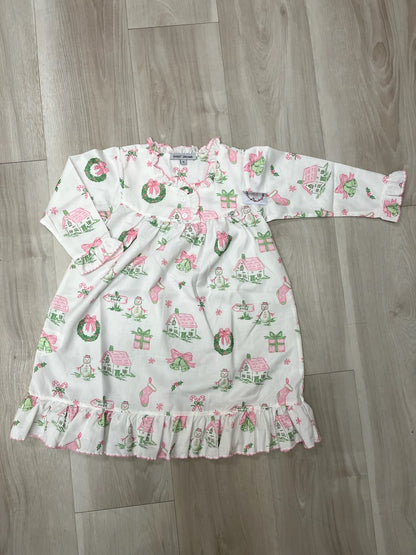 Sweet Dreams Pink /Green Christmas gown