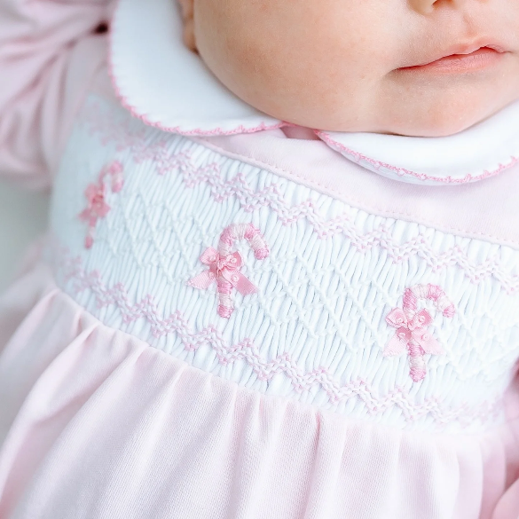 Magnolia Baby - Sweet Peppermint Smocked Bubble
