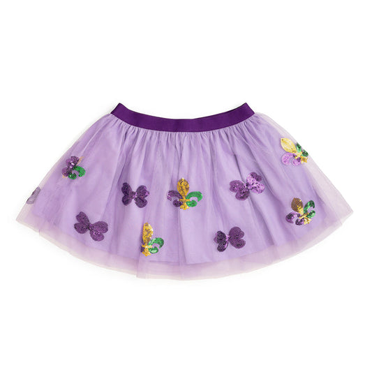 Sweet Wink - Fleur De Lis Sequin Mardi Gras Tutu
