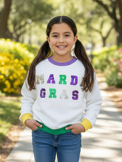 Lulu Bebe - Mardi Gras Sequin Shirt