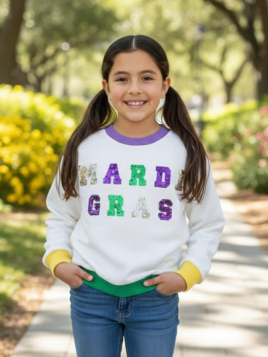 Lulu Bebe - Mardi Gras Sequin Shirt