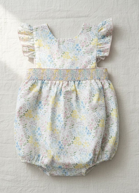 Charming Little Ones - Pastel Garden With Bow In Back Bubble