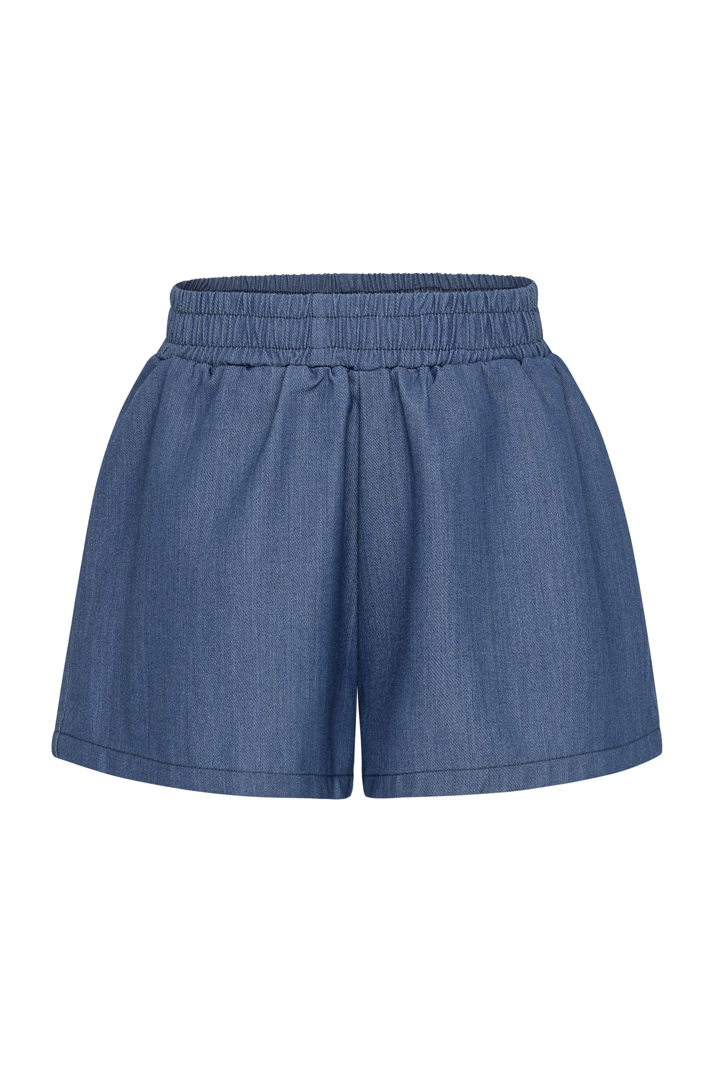 Pleat - Remi Short- Soft Denim