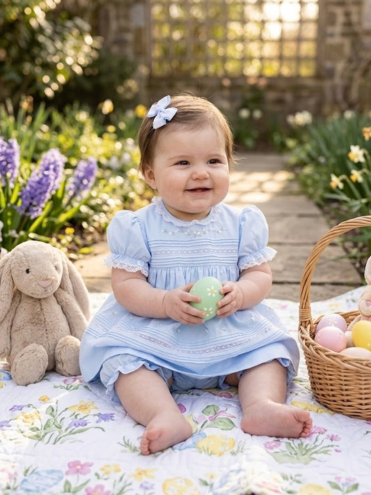 Feltman Brothers - Blue Floral Bullions Dress