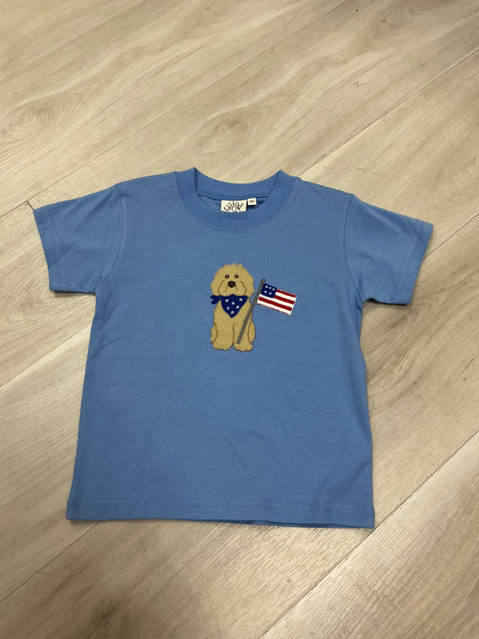 Luigi - Patriotic Lab w/ Flag + Bandana