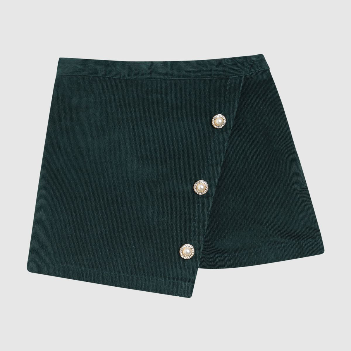 Pedal - Navy Corduroy Skort