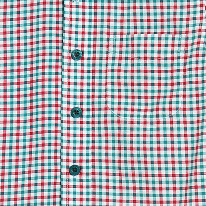 Pedal - Boy's Red/Green Holiday Shirt