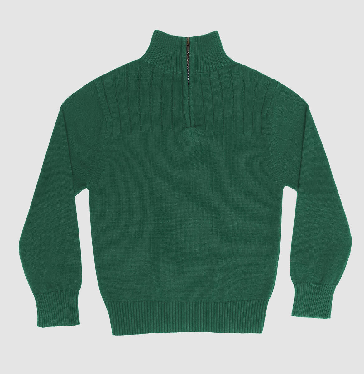 Pedal - Green 1/4 Zip Sweater