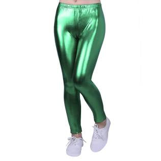 Evie's Studio - Green Metallic Leggings