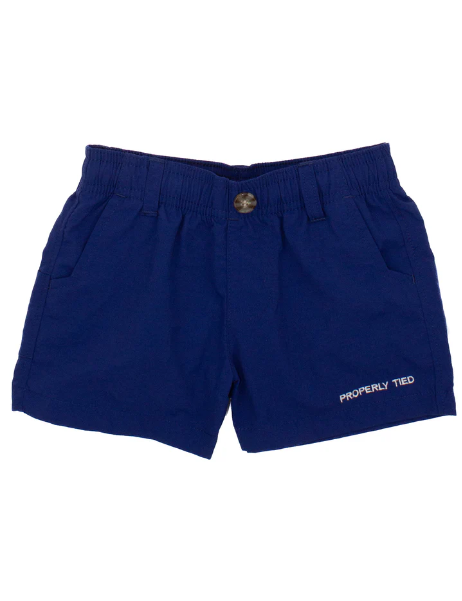 Properly Tied - Boys Mallard Short Marine Navy