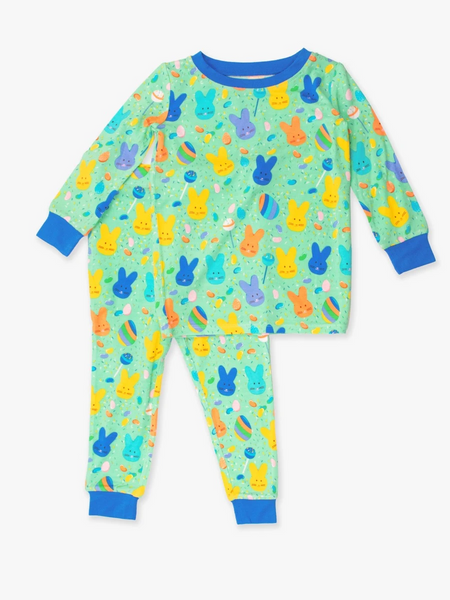 RuffleButts - Green Sugar Rush Easter PJ's