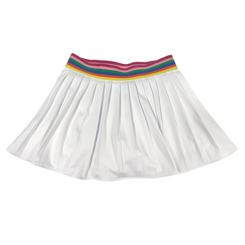 Little Olin - Tennis White Skirt